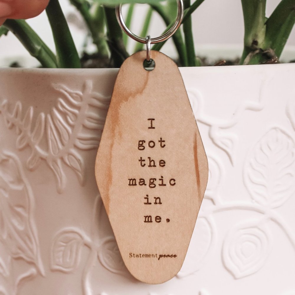 Wood Keychain
